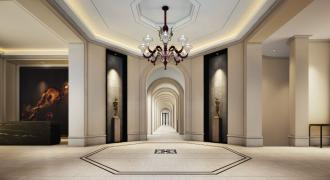 Octagonal lobby