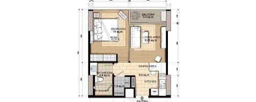 1 bedroom