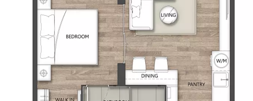 1 bedroom