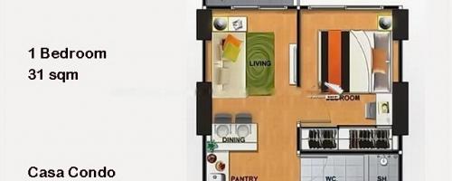 1 bedroom