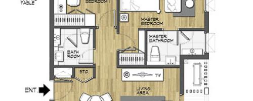 2 bedroom