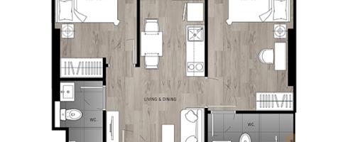 2 bedroom